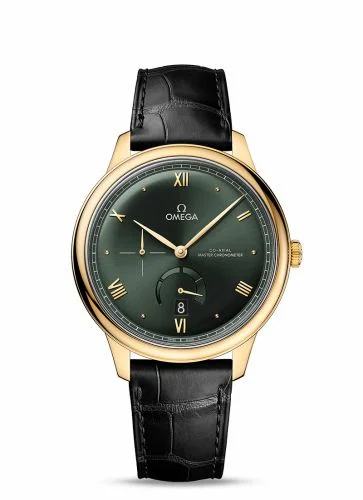 Omega De Ville Power Reserve Master Chronometer Yellow Gold / Green 434.53.41.21.10.001 (43453412110001)